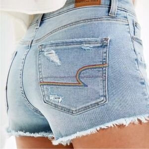 American Eagle High Waisted Shortie Pride Shorts